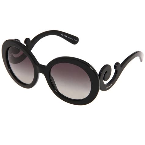 prada sunglasses pr27ns black|Prada Women's Pr 27ns Round .